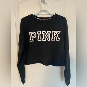 VS pink crop sweater
